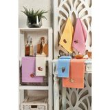 İhvan Online 6lı Meyve Nakışlı Mutfak Kurulama Bezi - Çeyizlik Mutfak Havlu Seti - 40X60 cm - (Rbk) - Renkli