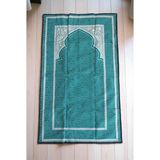 İhvan Online Askılı Çantalı Seccade – Katlanabilir, Taşınabilir, Su Geçirmez Namazlık - Yeşil - 110 x 65 cm
