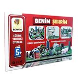 İhvan Online Benim Şehrim Maketi - Ahşap Figür ve Maket - Eğitici Oyuncak - 5 Yaş ve Üzeri Eğitime Yardımcı Oyuncak