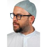 ihvan online Berra Çelik Örme Dantel Namaz Takkesi Gri 1 Adet