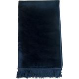İhvan Online Desensiz Kadife Seccade Lacivert - 110 x 70 cm