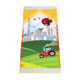 ihvan online Dijital Baskılı Çocuk Seccadesi - Balonlu Camili - 44 X 78 Cm