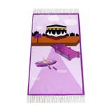 ihvan online Dijital Baskılı Çocuk Seccadesi (Kayıklı Kabeli)