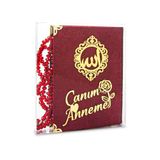 İhvan Online Doğum Günlerine ve Anneler Gününe Özel Çanta Boy Kadife Kaplı Yasin Hediyelik Seti