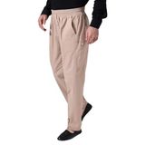İhvan Online Erkek Bej Çınar Beach Yandan Cepli Rahat Kesim Beli Lastikli Kargo Şalvar Pantolon Bej 3XL