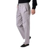 İhvan Online Erkek Gri Çınar Beach Yandan Cepli Rahat Kesim Beli Lastikli Kargo Şalvar Pantolon Gri 3XL