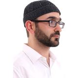 İhvan Online Füme Katlamalı Çift Renk Kışlık Kadife Takke