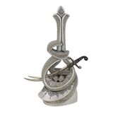 İhvan Online Hz. Ali Yazılı Zülfikar Kılıçlı Kristal Taşlı Dini Hediyelik Biblo (Orta Boy) Gümüş