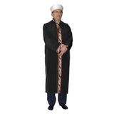 İhvan Online İmam Cübbesi - Namaz Cübbesi - Erkek Namaz Elbisesi 11 Siyah 2