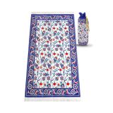 ihvan online İpek Dokulu Taşıma Çantalı Seccade Desen 5, Ihvan Online, 62x110 Cm
