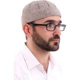 İhvan Online Kahverengi Katlamalı Çift Renk Kışlık Kadife Takke