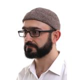 İhvan Online Kahverengi Katlamalı Sade Desen Kışlık Kadife Takke Şapka