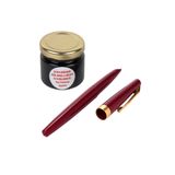 ihvan online Kırmızı Safran Mürekkebi ve Bordo Renk Safran Kalemi Seti 40 gr