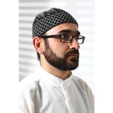 İhvan Online Kışlık Karyağdı Desenli Orlon Takke Siyah-Gri