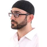 İhvan Online Kışlık Orlon Takke Çift Renk - Siyah