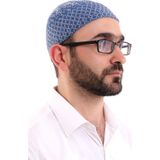 İhvan Online Kışlık Orlon Takke Karyağdı Desenli - Mavi