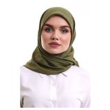 İhvan Online Kofra Desenli Baş Örtü - Koyu Yeşil