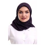 İhvan Online Kofra Desenli Baş Örtü - Mor