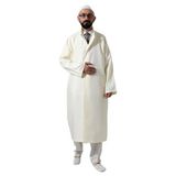 İhvan Online Krem Erkek Namaz Elbisesi Düz Desensiz Hakim Yaka İmam Cübbesi Krem 1