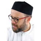 İhvan Online Kubbeli Sert Kalıp Takke - Siyah Siyah 58