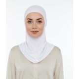 İhvan Online Pratik Boyunluklu Tesettür Hijab Bone Beyaz