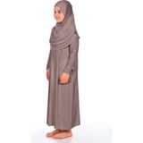 İhvan Online Pratik Çocuk Namaz Elbisesi 8-12 Yaş Bej - Standart