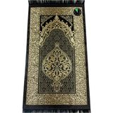 İhvan Online Pusulalı Seccade Dini Desenli 100 x 1050 cm Hafif Tafta Malzemeden Üretilmiştir - Beyaz