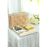 İhvan Online Sandıklı Çeyizlik Seccade Seti Damat Gelin Bohçasına Uygun Hediyelik Şal Kuranı Kerim Seti Gold - 68 x 116 cm