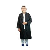İhvan Online Siyah Buhara Yaka Namaz Elbisesi Erkek Çocuk Cübbe Siyah 2