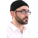 İhvan Online Siyah Katlamalı Sade Desen Kışlık Orlon Takke Şapka