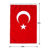 İhvan Online Türk Bayrağı 40x60 Alpaka Kumaş
