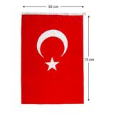 İhvan Online Türk Bayrağı 50x75 cm Alpaka Kumaş