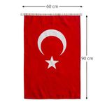 İhvan Online Türk Bayrağı 60X90 Cm Alpaka Kumaş