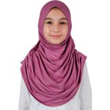 İhvan Pratik Hazır Geçmeli Çocuk Şal Pembe