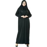 İhvan Tek Parça Namaz Elbisesi - Siyah - 5015 - 46 / 52