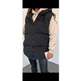 IJAN GiYiM Kadın Oversize Şişme Kapüşonlu Yelek
