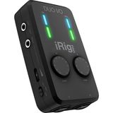 Ik Multimedia Irig Pro Duo I/o - Iphone, Ipad, Android ve Mac/pc Için Evrensel Çift Kanallı Ses/mıdı Arayüzü - Ahşap