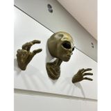 Ik3D Alien Uzaylı Duvar Dekorasyonu Veya Kulaklık Tutucu Kulaklık Standı