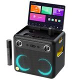 Ikarao Yetişkinler için Akıllı Karaoke Makinesi - Şarkı Sözü Ekranı, 64GB Karaoke Tablet, 2 Kablosuz Mikrofon, Profesyonel Karaoke Sistemi, 600W Tepe Gücü, 4 DJ Işık, Her Durum için Karaoke