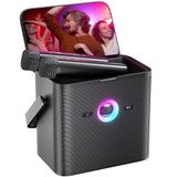 Ikarao Yetişkinler için Karaoke Makinesi, Şarkı Sözleri Ekranı ve Ekranı ile, YouTube için Karaoke Sistemi, 2 Kablosuz Mikrofon, Otomatik Ayar ve Yankı, KaraFun Prime, Ev Dış Mekan Partisi için