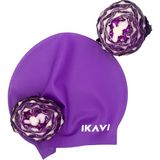 Ikavi Silikon Bone Yüksek Kalite Havuz ve Deniz Yüzücü Bonesi - Mor - Standart
