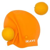 Ikavi Silikon Bone Yüksek Kalite Havuz ve Deniz Yüzücü Bonesi - Turuncu - Standart