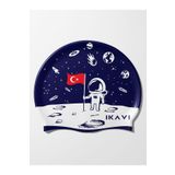 İKAVİ Uzay Baskılı Yüksek Kaliteli Silikon Deniz ve Havuz Bonesi