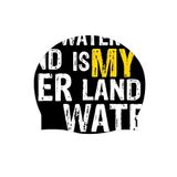 İKAVİ Water Is My Land Baskılı Silikon Havuz Bonesi