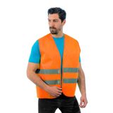 İkaz Yeleği, Turuncu (52e1600) İş Yeleği-iş Güvenliği