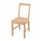 IKEA 00590480 Pinntorp Açık Kahverengi Ahşap Sandalye