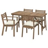 IKEA 09578252 Askholmen Koyu Kahverengi Yemek Masası Set