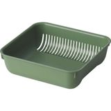 IKEA 1 Skolast Gıda Atık Kabı Yeşil, Lavabo Süzgeci 16X17X5 cm Plastik