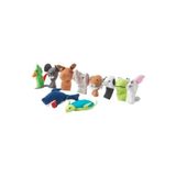 IKEA 10 Adet Parmak Peluşlar Yumuşak Oyuncak Çeşitli Hayvan Modelleri 10 Lu-renkli