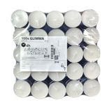 IKEA 100 Tealight Mum Kokusuz Ev Tatil Parti Dekoru GLIMMA